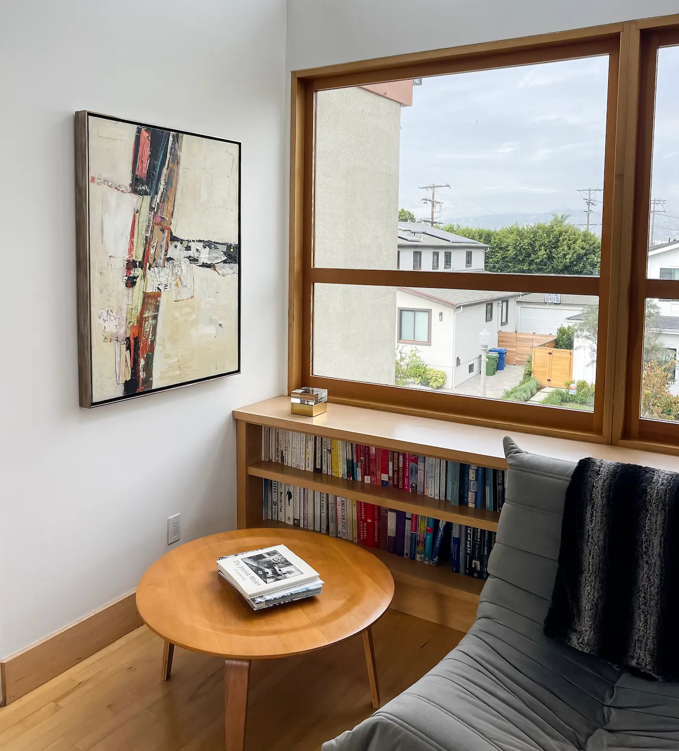 Art with chair and table