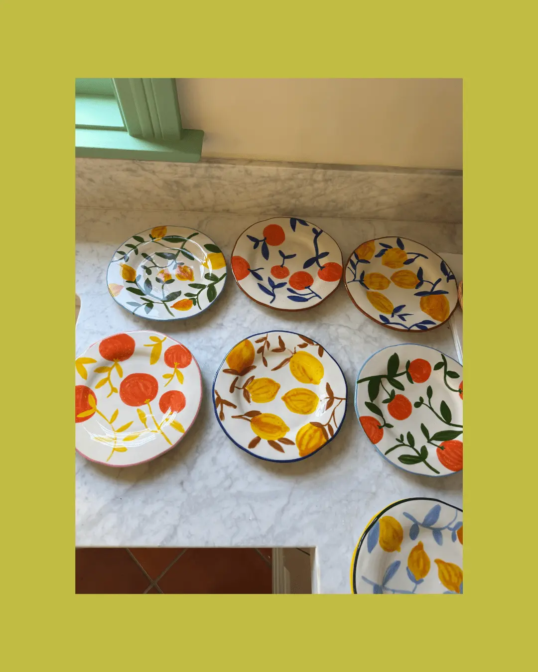 kitchen items on table