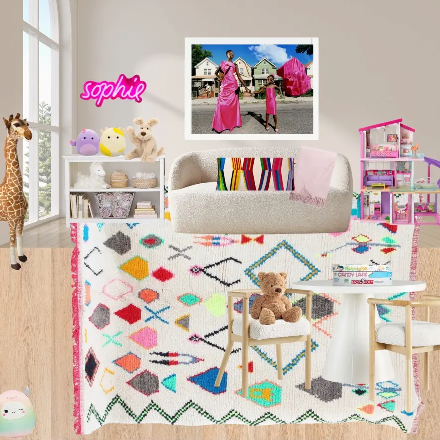 pink kids bedroom
